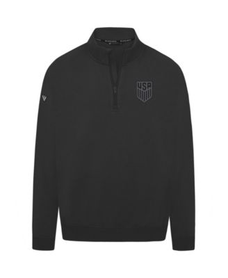 Мужской свитшот LevelWear Black USMNT Murray Quarter-Zip