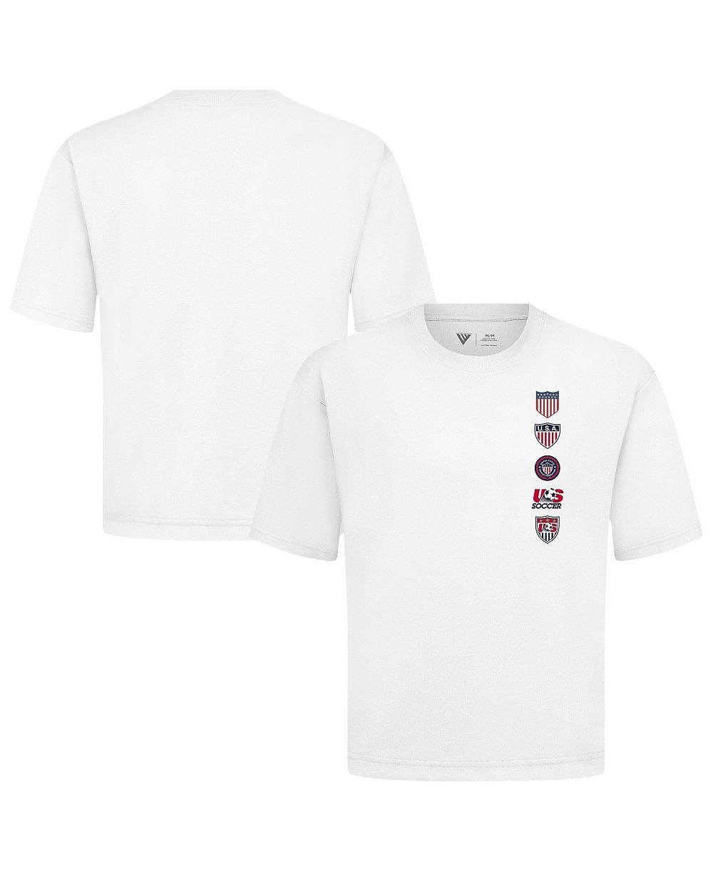 LevelWear Мужская футболка Luxe Signature Knit Timeline White USMNT
