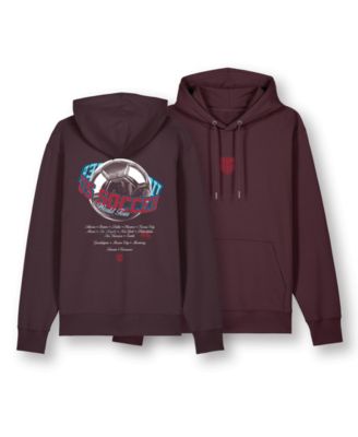 Худи Uscape Apparel Oversized Los Angeles Globe Brown