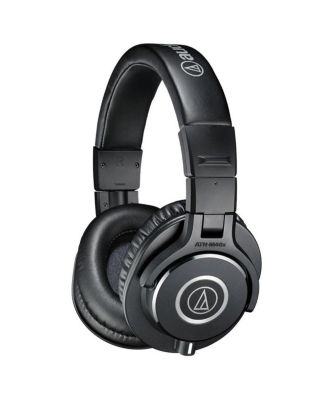 Профессиональные мониторные наушники Audio-Technica ATH-M40x с 9,8-футовыми катушечными и прямыми сменными кабелями