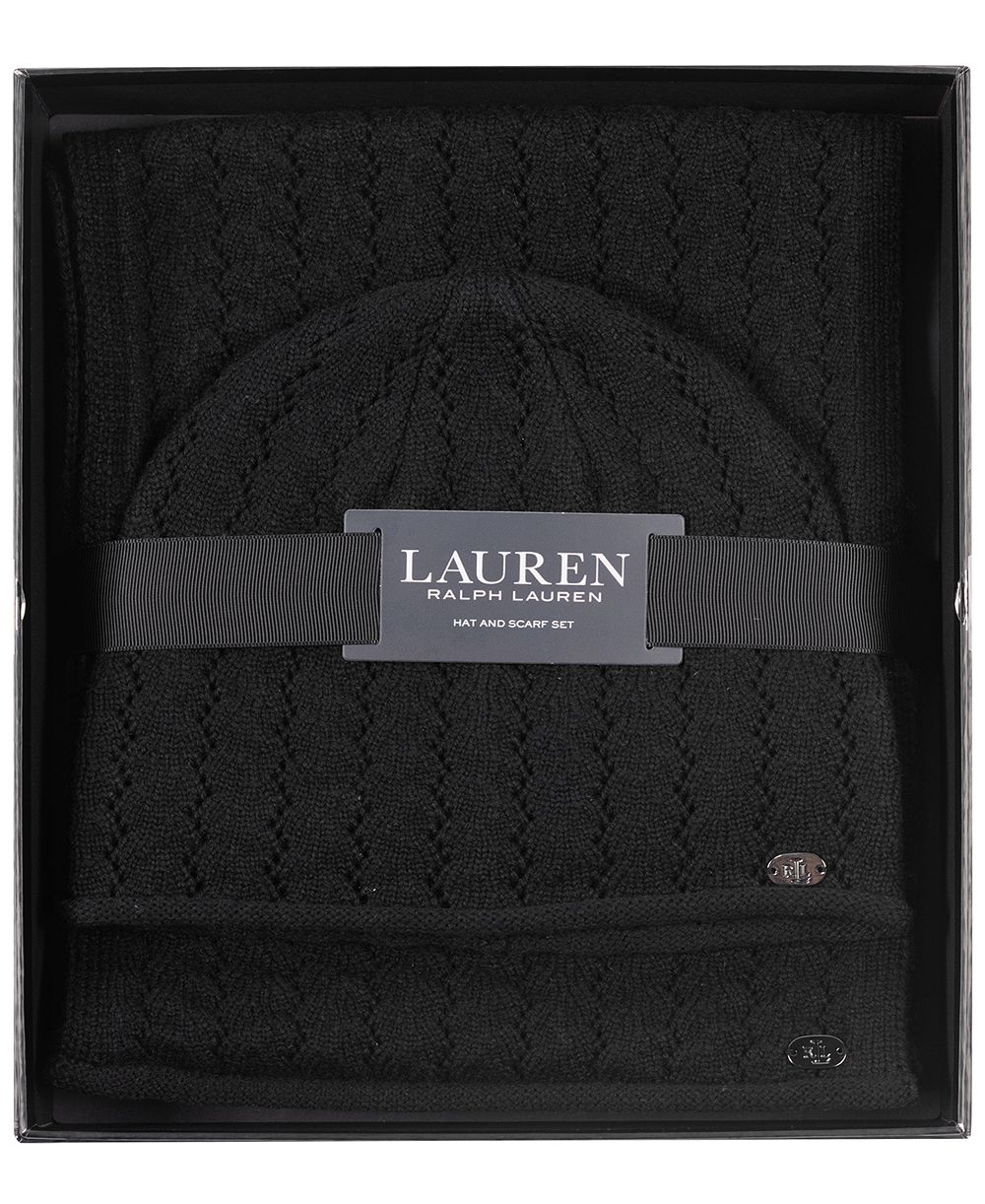 Lauren Ralph Lauren Knit Beanie and Scarf Set