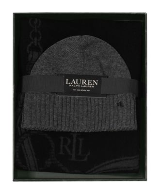 Lauren Ralph Lauren набор из шарфа и вязаной шапки Equestrian
