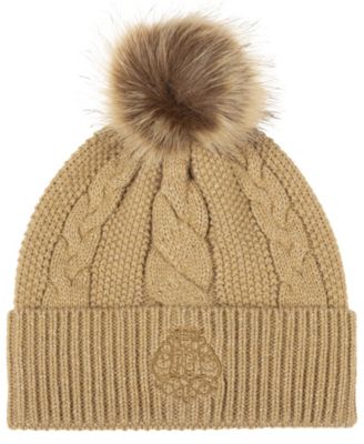 Бини Lauren Ralph Lauren Metallic Direct Embroidery Cable Pom