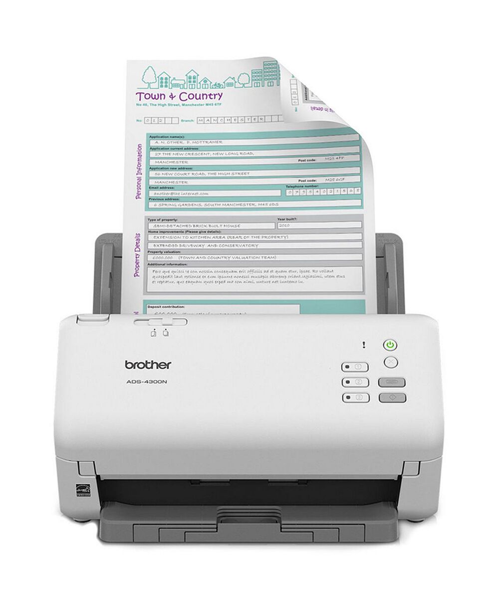Brother ADS-4300N High-Speed Professional Duplex Desktop Scanner