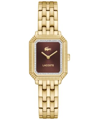 Lacoste Women's Quartz Parisienne Gold-Tone Stainless Steel Bracelet Watch 22.8mm