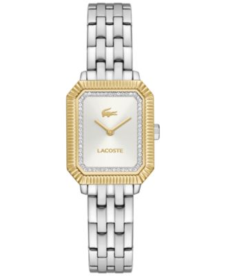 Lacoste Women's Quartz Parisienne Silver-Tone Stainless Steel Bracelet Watch 22.8mm