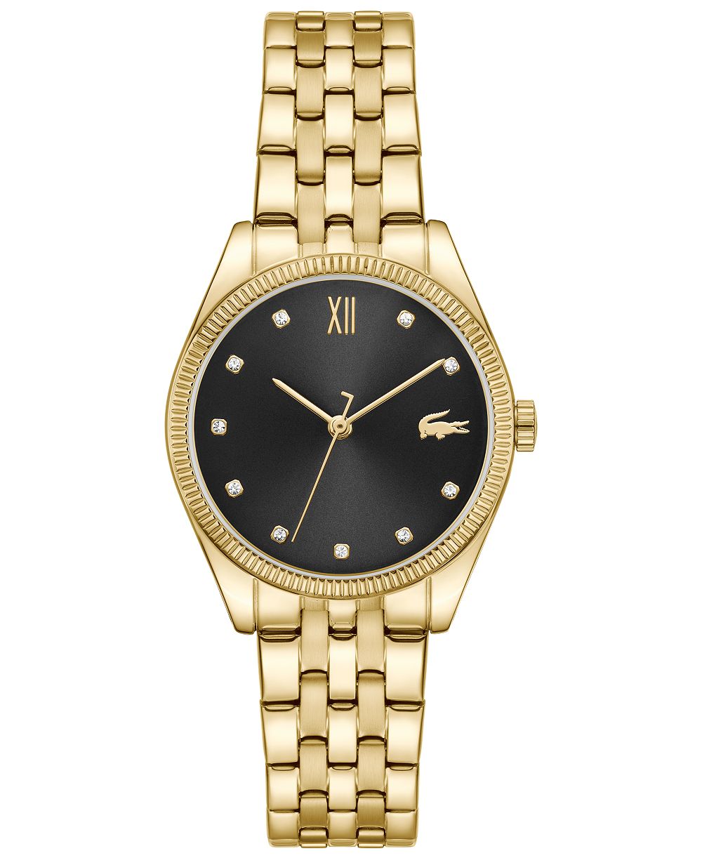 Женские наручные часы Lacoste Quartz Parisienne Gold-Tone Stainless Steel 30mm