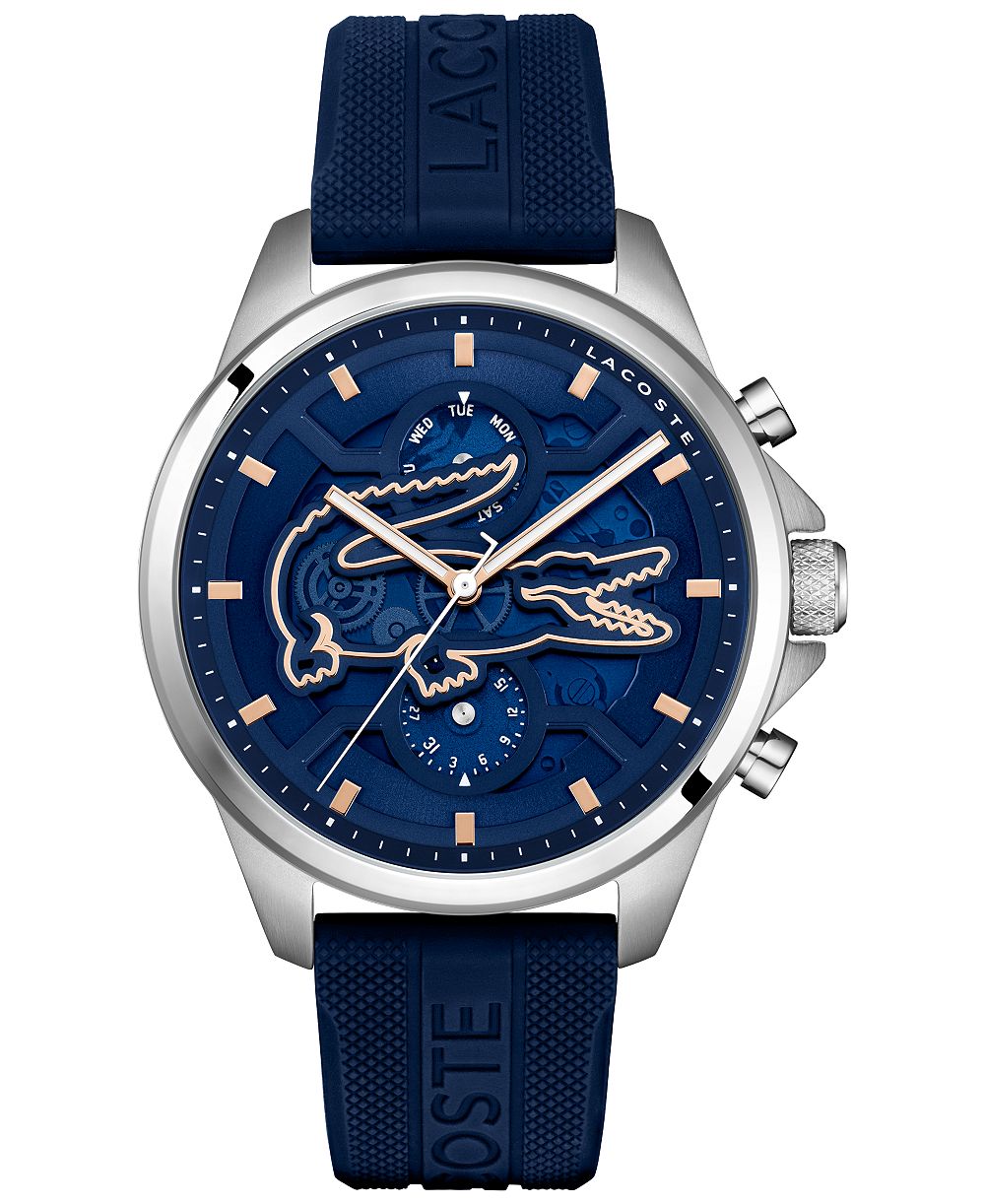 Часы Lacoste Arthor Blue Silicone Strap 43mm