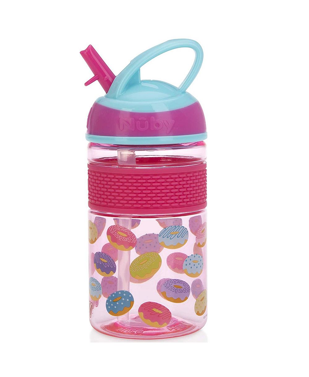Бутылка для воды NUBY Thirsty Kids on The Go с удобным захватом, 12 oz