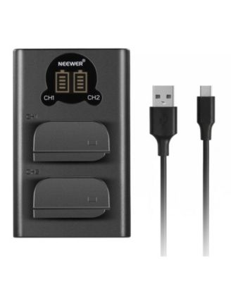 Neewer аккумулятор для камеры DMW-BLK22 и зарядное устройство 2400 mAh, Type C для Panasonic Lumix DC-S5 GH5 II S5 II GH6