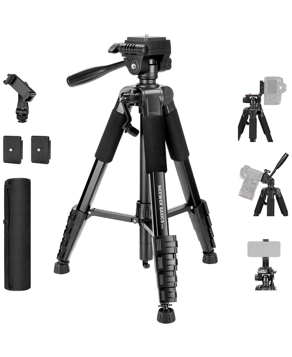 Neewer TP56 Portable Aluminum Tripod for select iPhone models