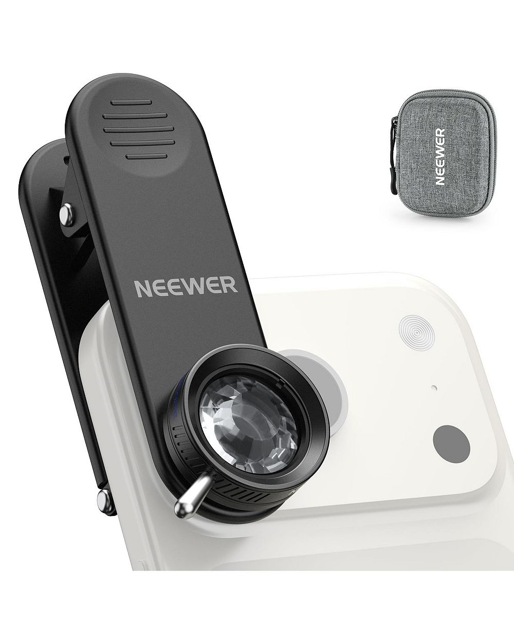 Neewer FL-102 Kaleidoscope Clip-On Camera Lens Filter for iPhone and Android Mobile Devices