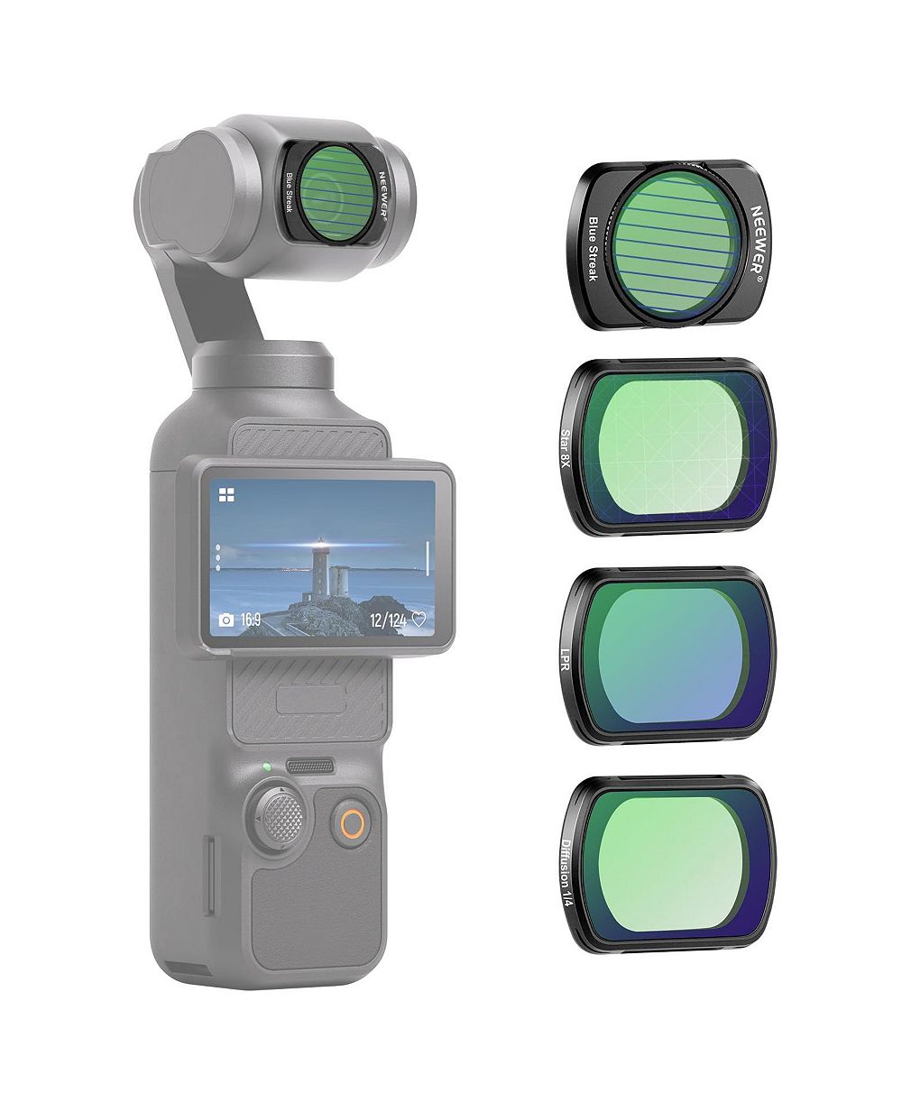Neewer 8x Magnetic Optical Glass Filter Set for DJI Osmo Pocket 3