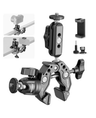 Neewer ST85 Adjustable Dual Ball Head Mount for GoPro, DJI & Insta360 Action Cameras