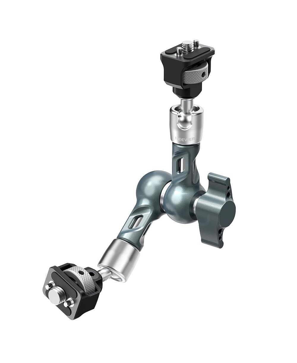 Neewer UA082 Dual Ball Head Magic Arm for SmallRig Cage Rig