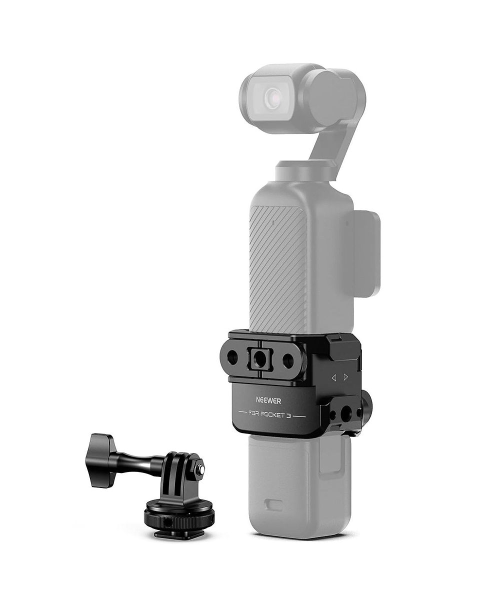 Neewer AC017 Cold Shoe Mount Mounting Bracket Compatible with DJI Osmo Pocket 3