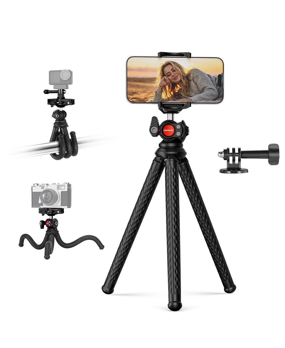 Neewer TP34 Flexible Tripod for Select GoPro, DJI and Insta360 Action Cameras