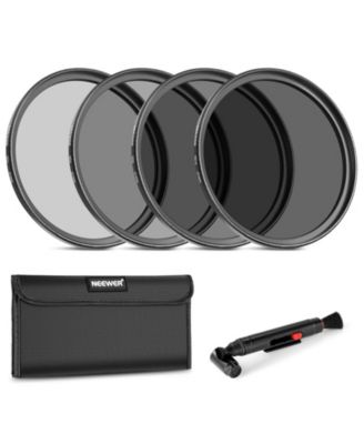Neewer ND2 ND2/ND4/ND8/ND16 Optical Glass Lens Filter Kit for Canon, Nikon and Sony