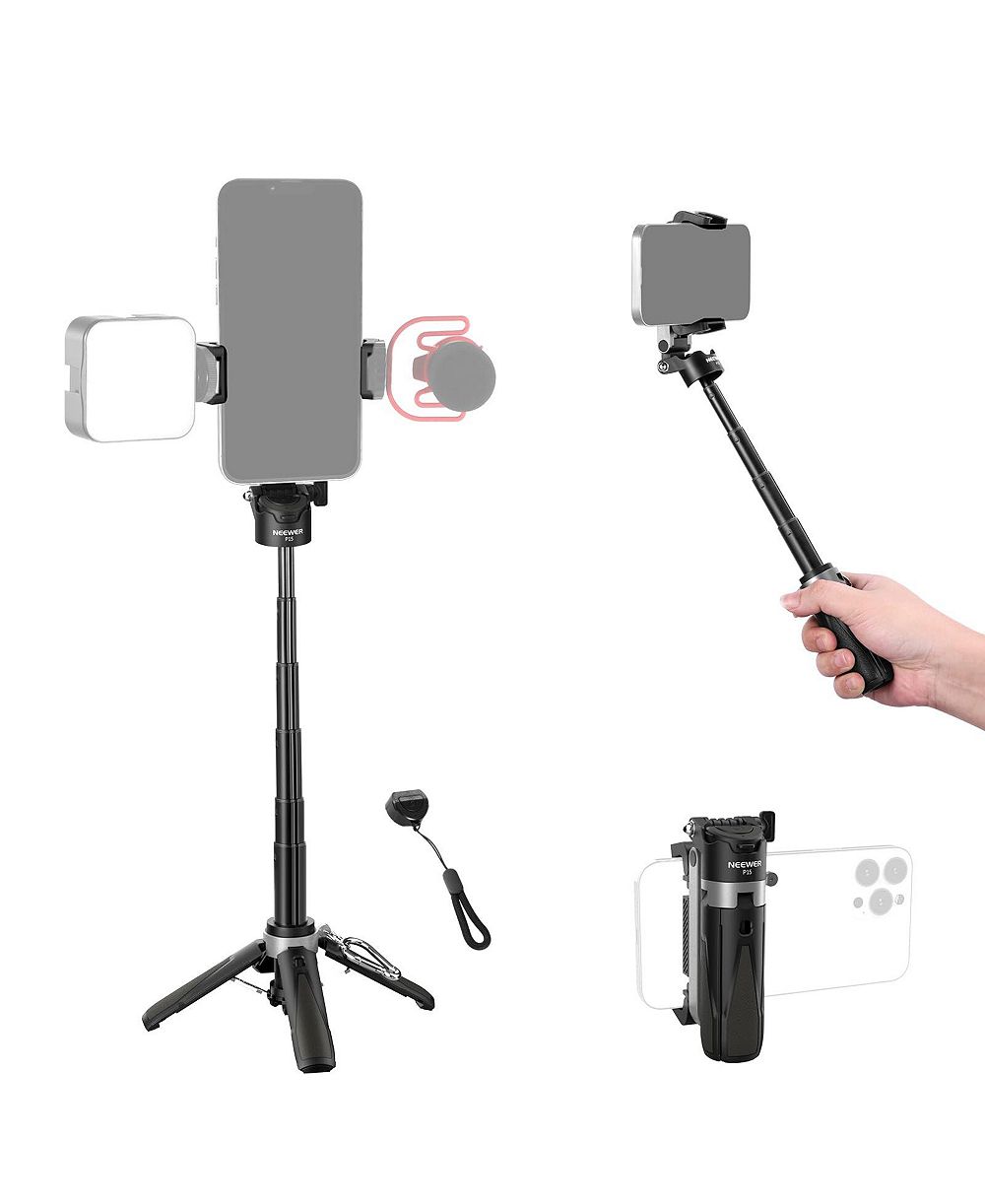 Neewer P15 Telescopic Foldable Tripod for select iPhone models