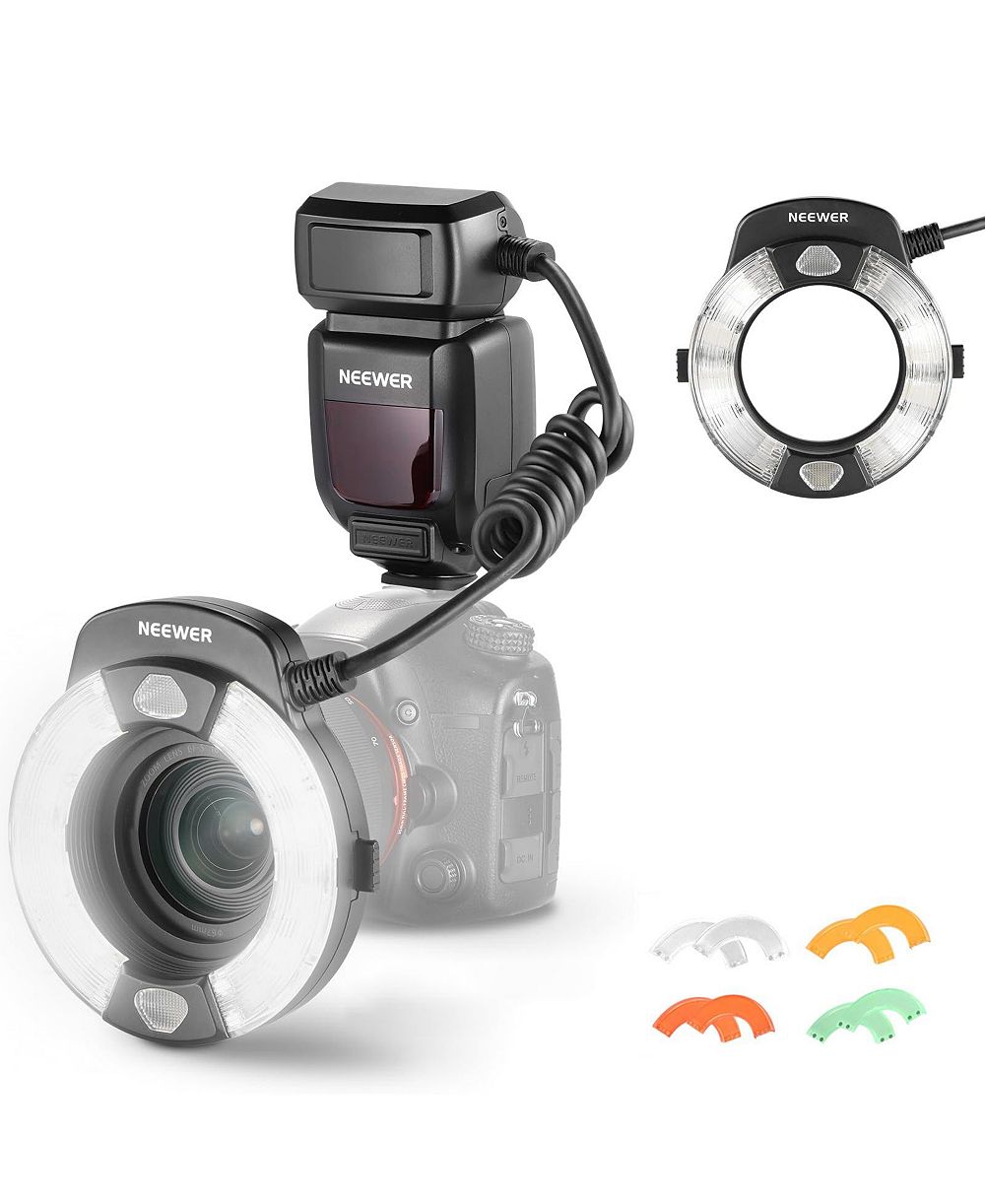 Neewer RF1-S 76Ws 5600K TTL Battery-Operated Ring Flash Light for Sony Camera