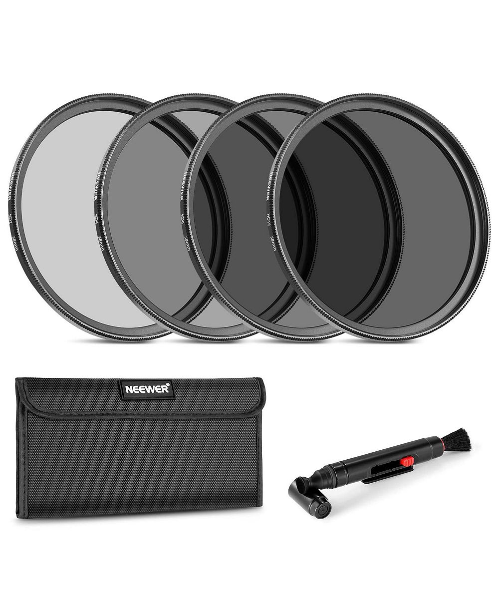 Neewer ND2 Optical Glass ND2/ND4/ND8/ND16 Lens Filter Kit