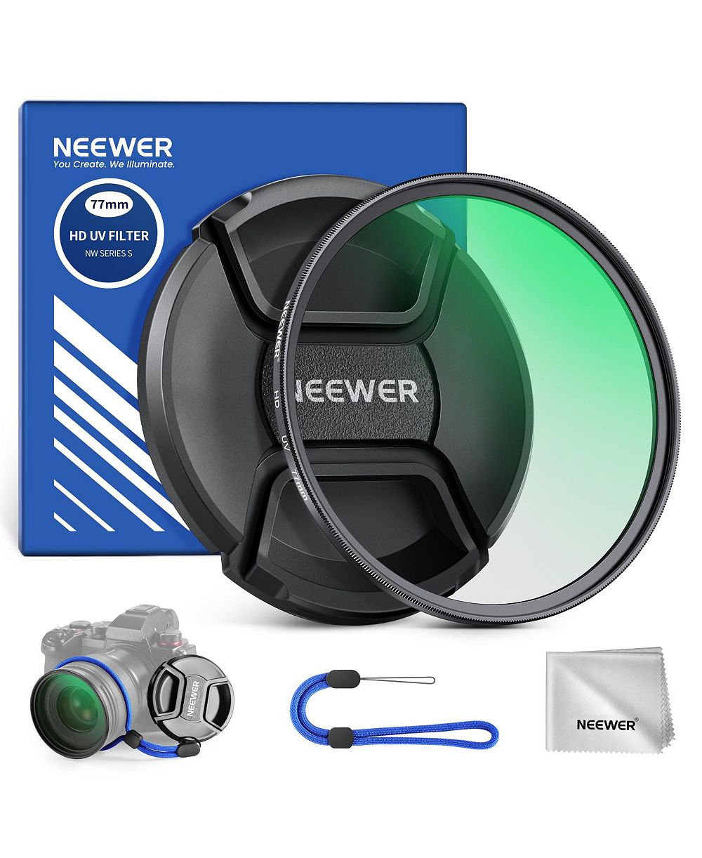 Neewer HD UV Filter Optical Glass Filter for Camera Lenses