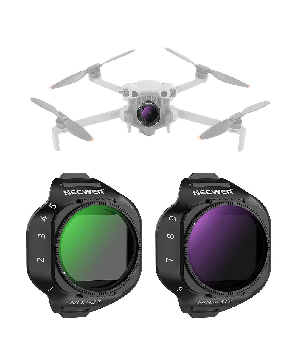 Neewer ND2-32/ND64-512 Variable Neutral-Density Camera Lens Filters for DJI Mini 5 Pro