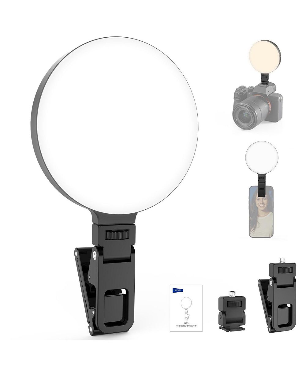 Neewer N23 Rechargeable Bi-Color Ring Light for Cameras