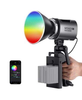 Neewer MS60C 2700K-6500K RGB LED Video Light for Photography, Streaming & Recording