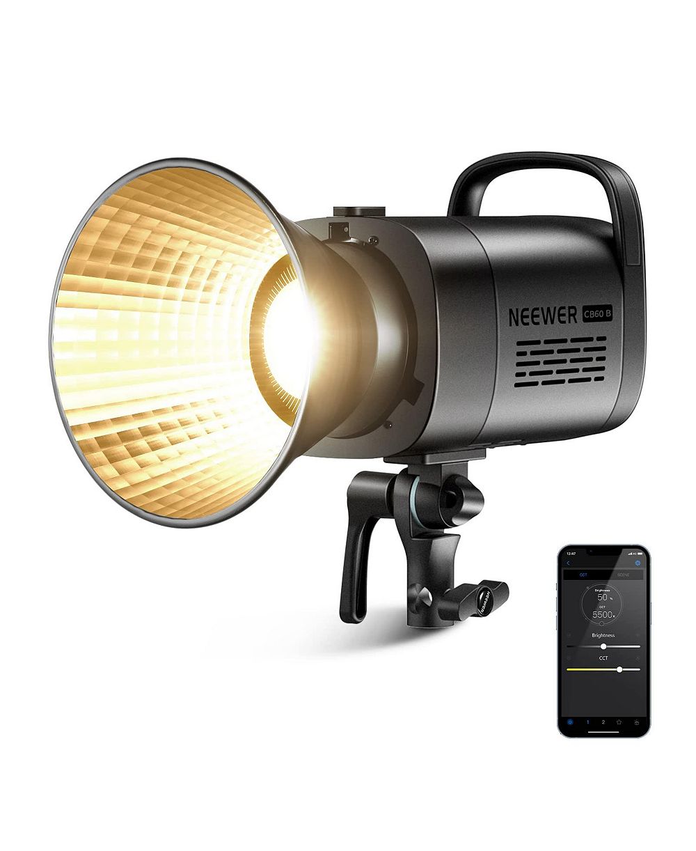 Neewer CB60B Dimmable LED Video Light for Bowens Mount