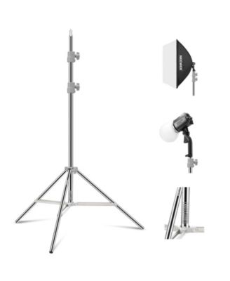 Neewer ST-190SS Height-Adjustable Stainless Steel Ring Light Stand