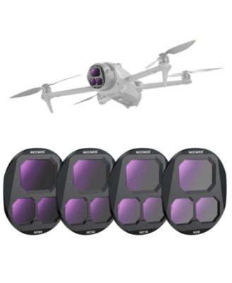 Neewer FL-C44 ND Filter Set (ND8, ND16, ND32, ND64) Optical Glass Lens Filter [Compatible with DJI Mavic 4 Pro]