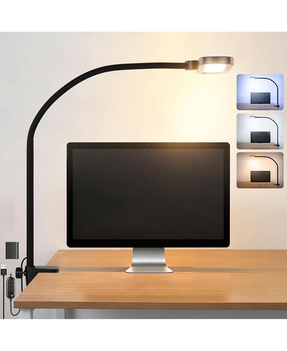 Neewer N33 Vlog Monitor USB-Powered Clip-On 10W LED Task Lamp for Mobile Video
