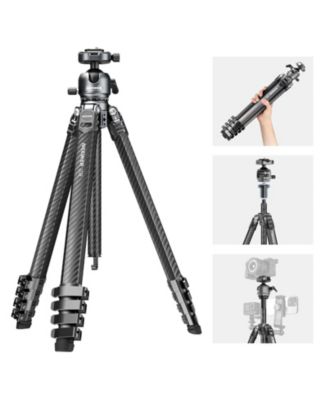 Neewer LT38 LITETRIP Carbon-Fiber Height-Adjustable Ball-Head Tripod for PD