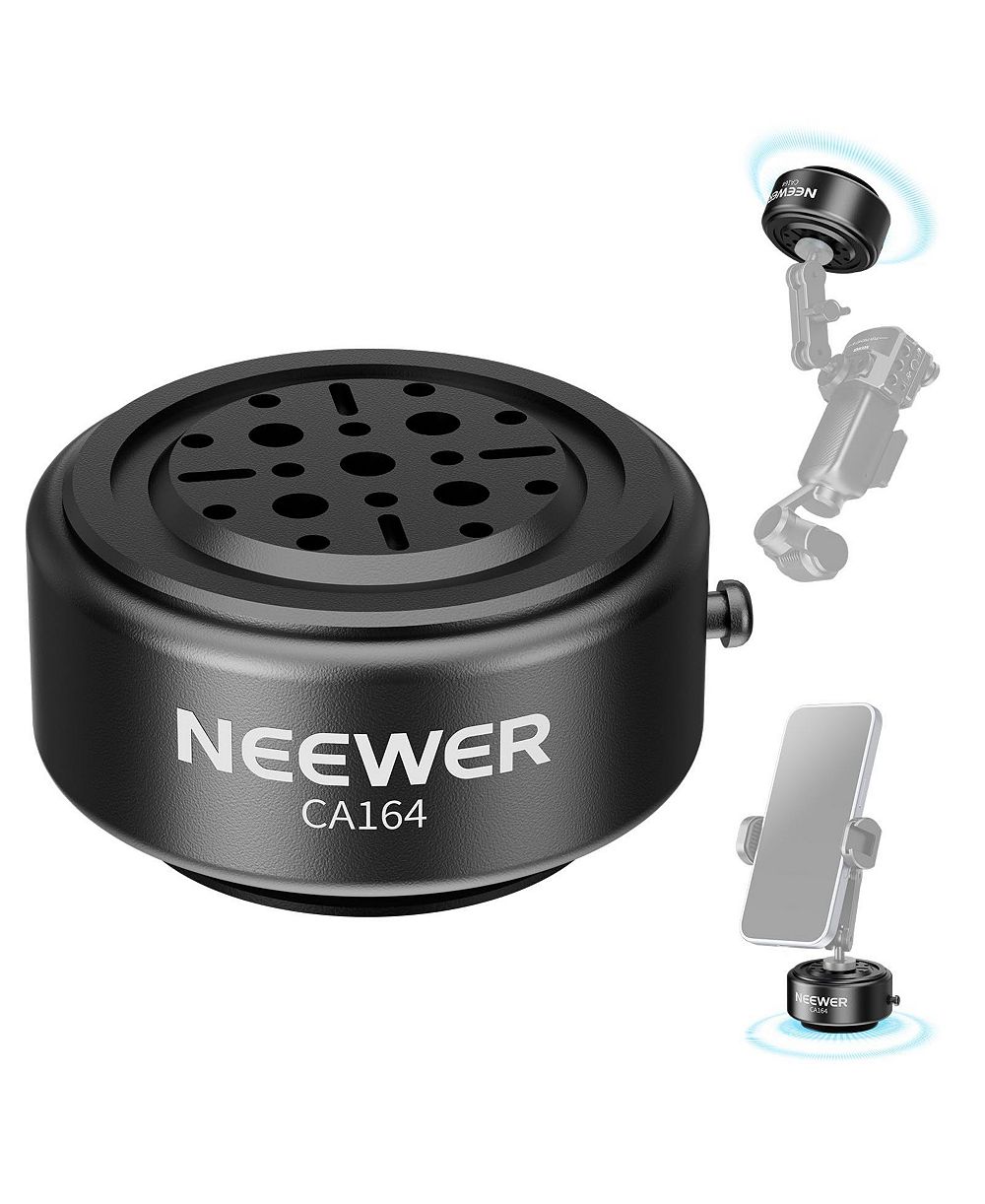 Neewer CA164 Suction Cup Camera Mounting Accessory Compatible with select GoPro, DJI and Insta360 action cameras