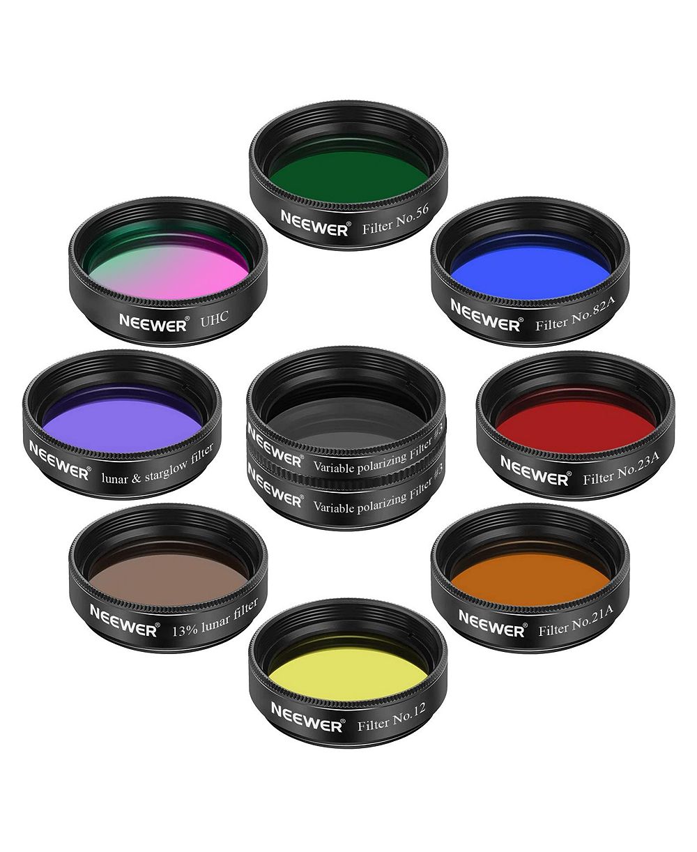 Neewer Camera Lens Accessory Filter Set for 1.25" Eyepieces