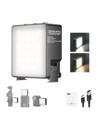Neewer M25 Bi-Color Dimmable Fill Light for DJI OSMO Nano Action 3 4 5 Pro