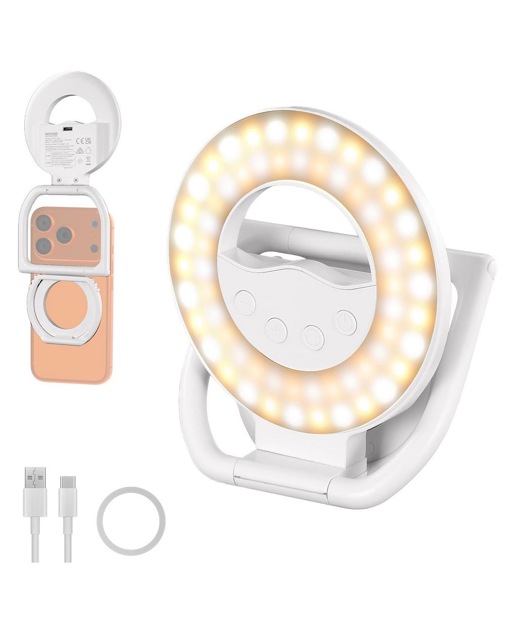 Neewer N35 Magnetic Foldable Ring Light for Select iPhone Models