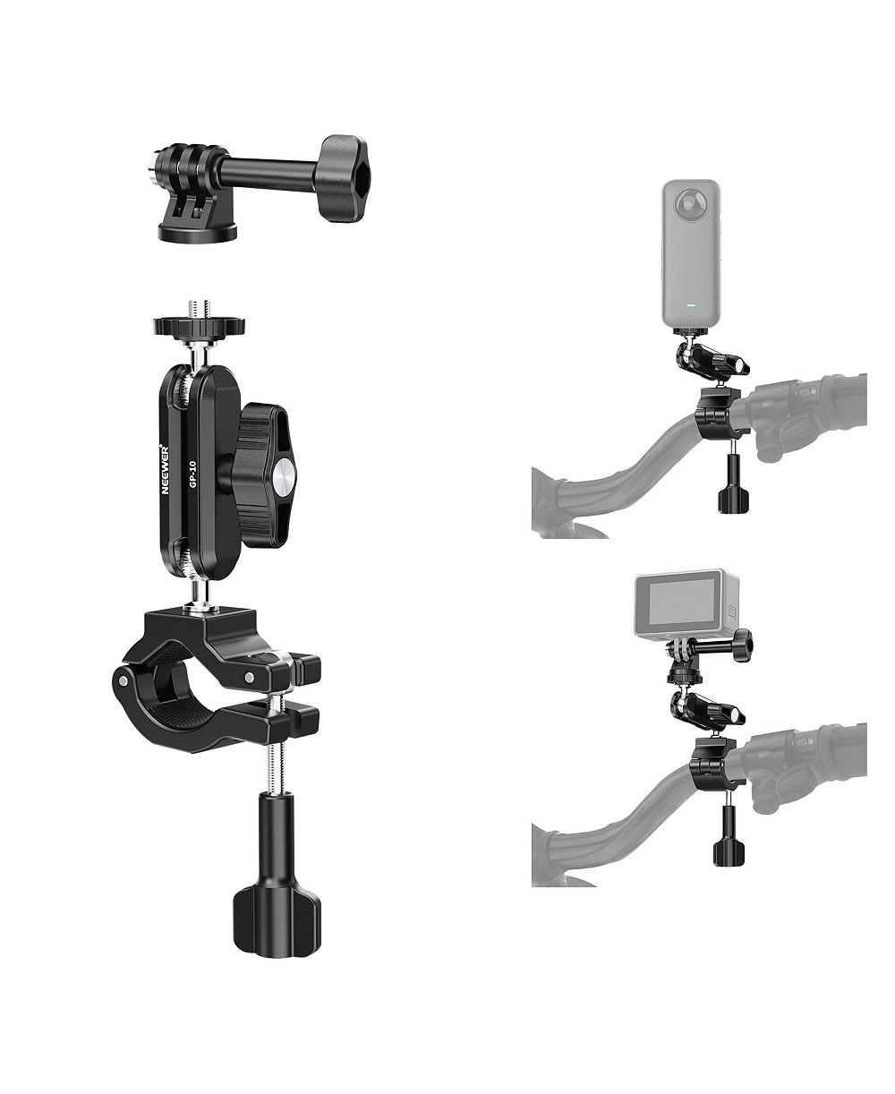 Neewer GP-10 Handlebar Mount for GoPro, DJI and Insta360 Action Cameras