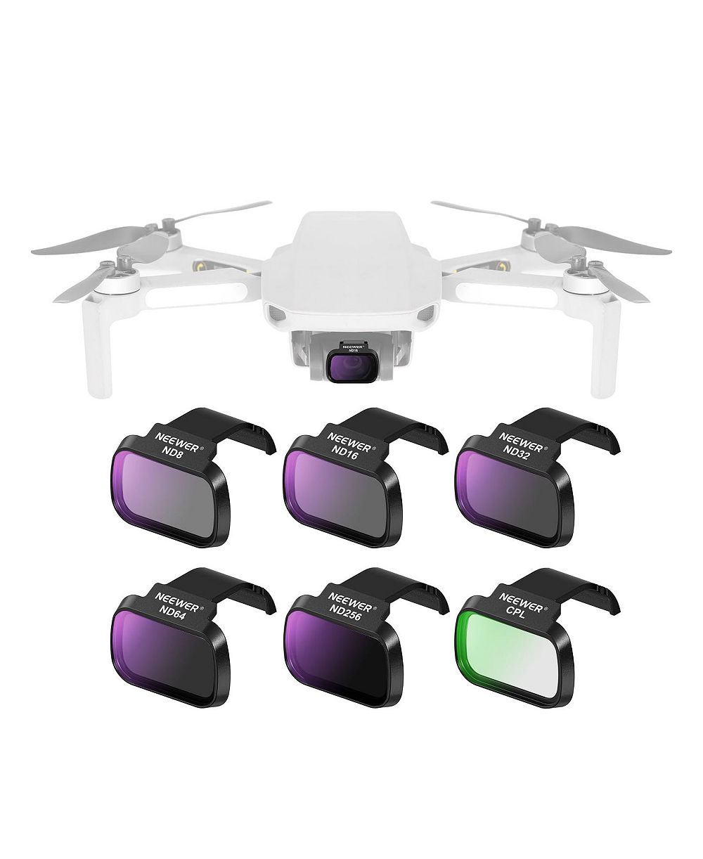 Neewer FL-B32 Optical Glass CPL/ND Lens Filter Set [Compatible with DJI Mini 4K/2/Mavic/SE/2 SE]