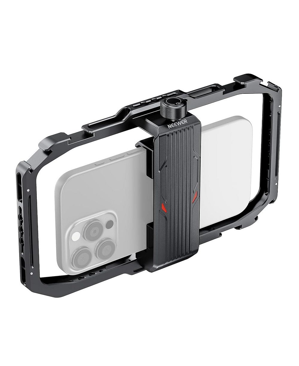 Neewer PA039 Cold Shoe Mount Universal Phone Cage for iPhone and Android Devices