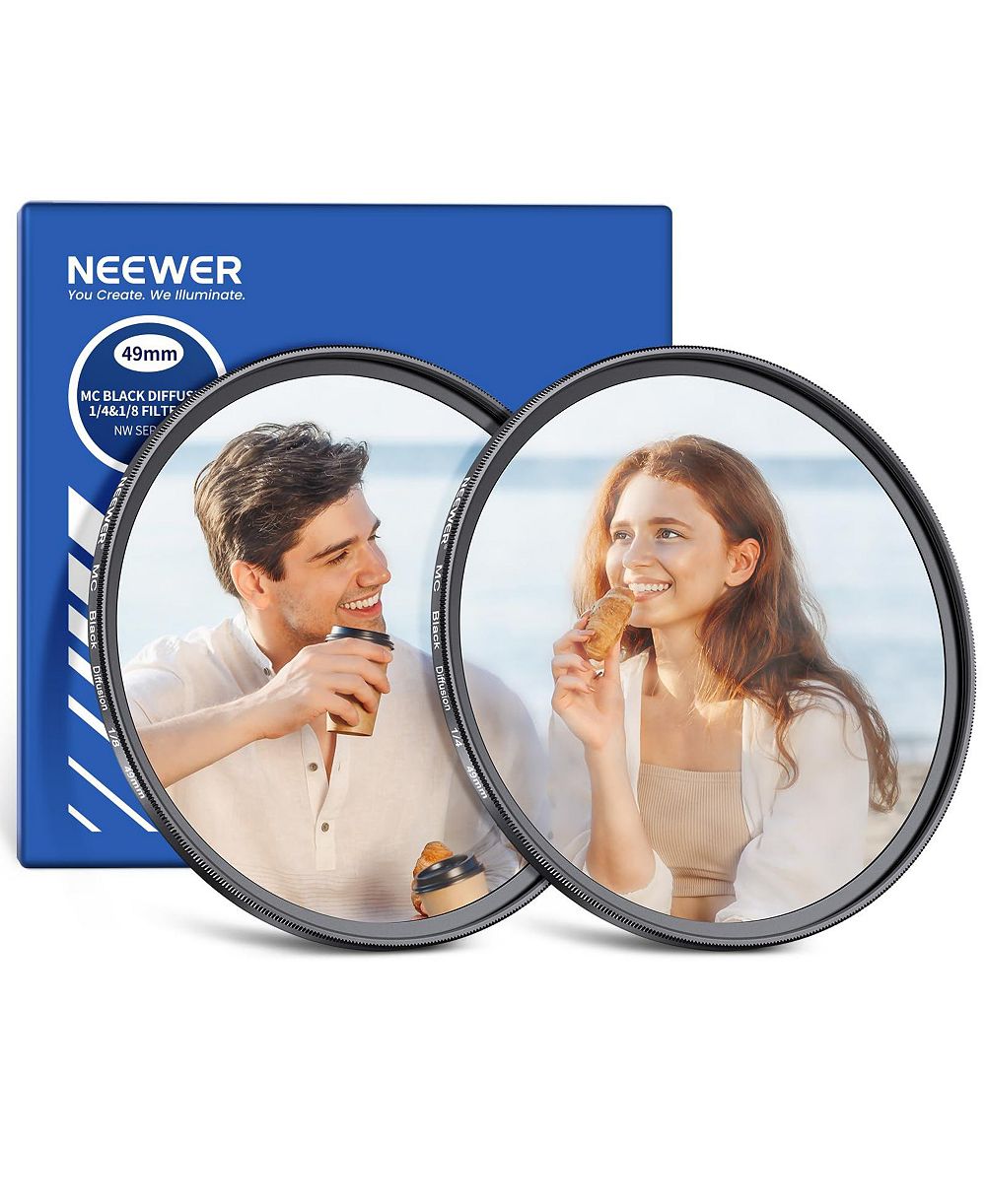 Neewer Black Diffusion Optical Glass Camera Lens Filter