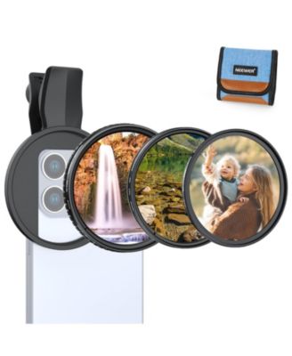 Neewer FL-B37 CPL ND2-32 Camera Lens Accessory Kit for Select iPhone Models