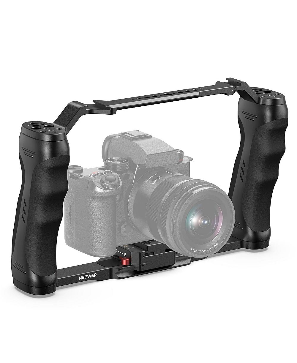 Neewer CA077 Arca-Type Quick Release Cold Shoe Universal Camera Cage for SmallRig NEEWER Base Plate