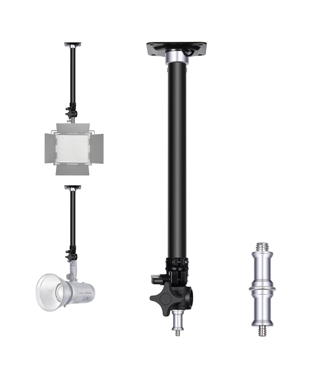 Neewer Camera Mounting Accessory Extendable Adjustable Wall Mount with 1/4" to 3/8" Universal Adapter