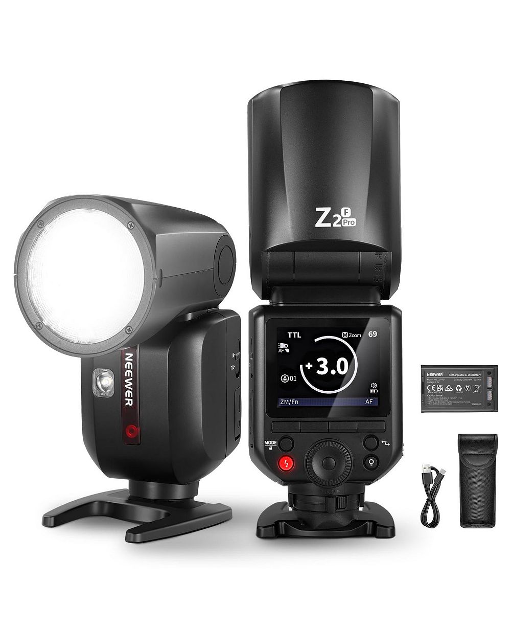 Neewer Z2PRO-F Wireless TTL Rechargeable Camera Flash for Fujifilm