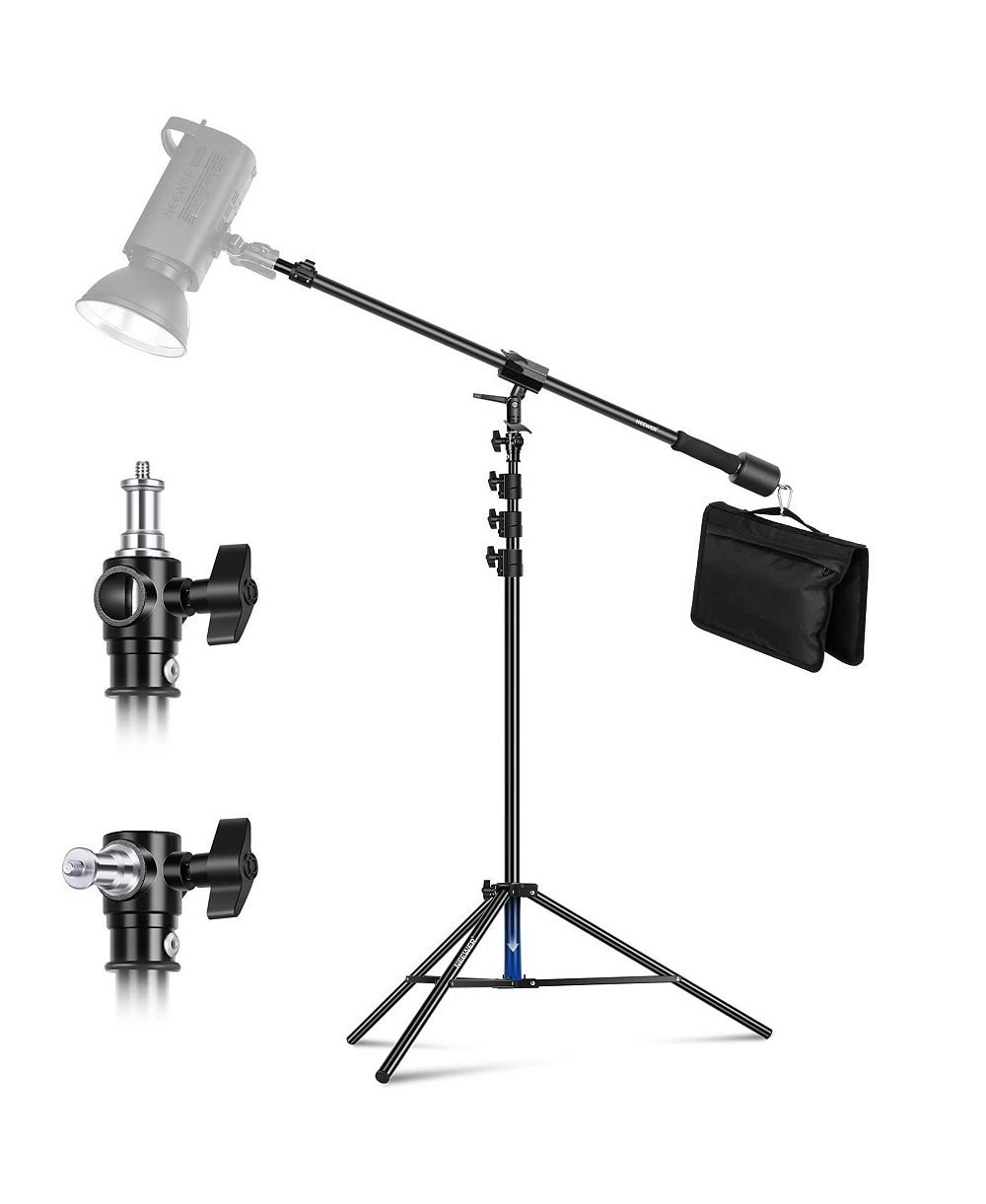 Neewer Ring Light Height-Adjustable Tripod Stand, Compatible with Cameras