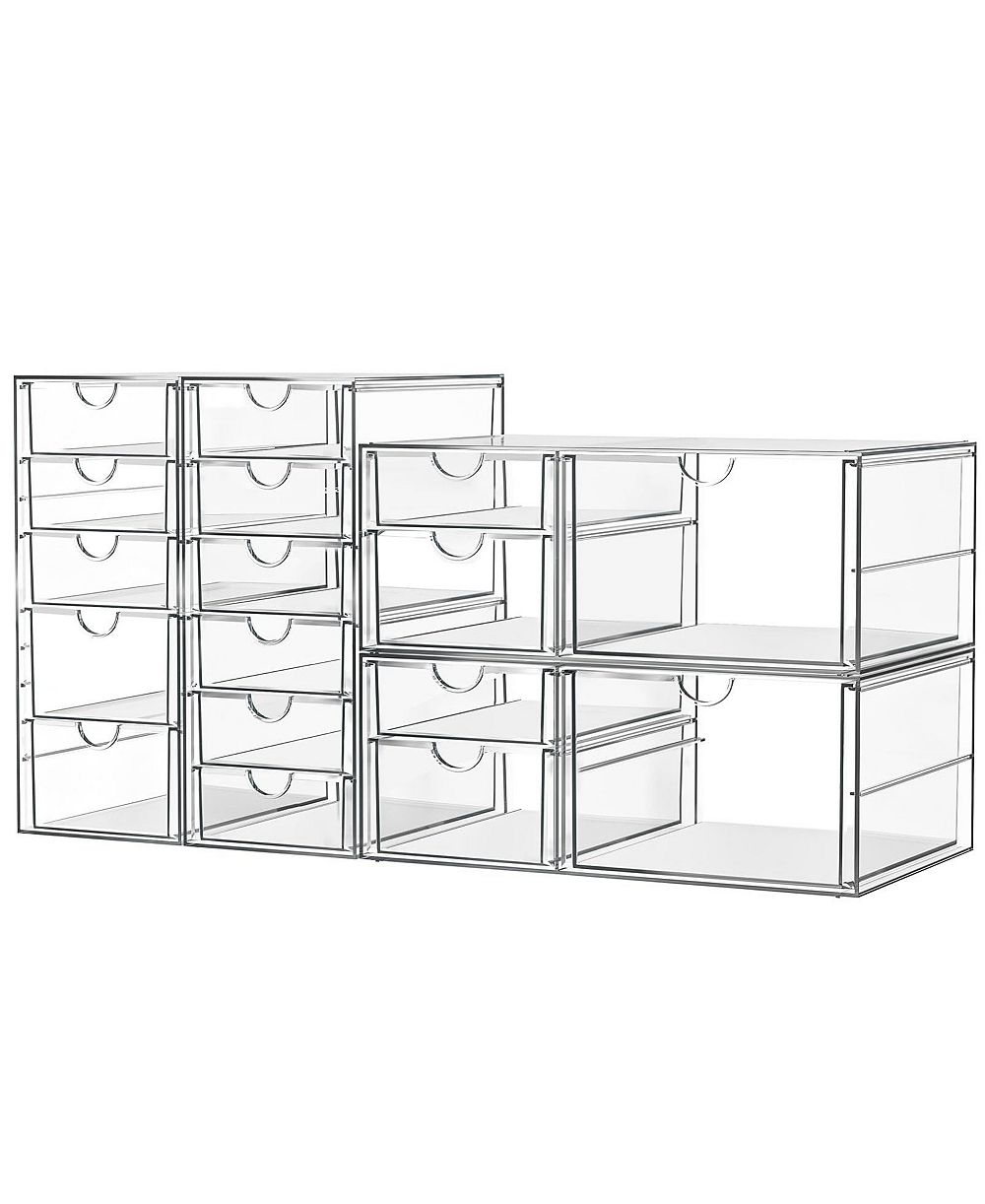 XDOVET Makeup Organizer 17 Drawers Desk Storage