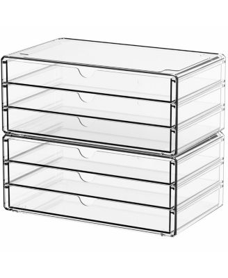XDOVET Stackable Desk Organizer Drawers Office Supplies