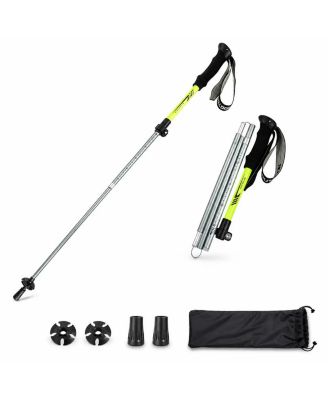 Ayamaya Collapsible Trekking Poles 110cm - Lightweight Folding Hiking Poles